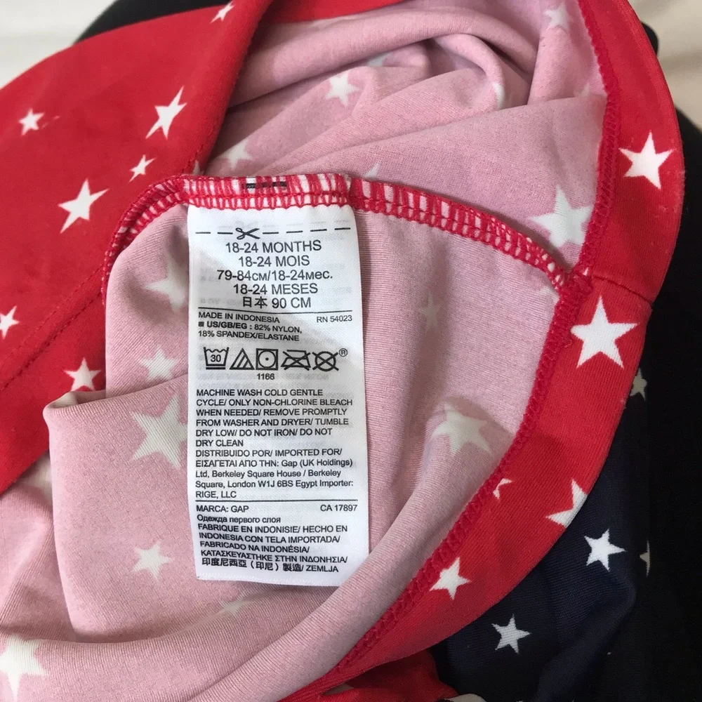 Baby Gap 18-24M‎ Patriotic Rash Guard Swim Shirt